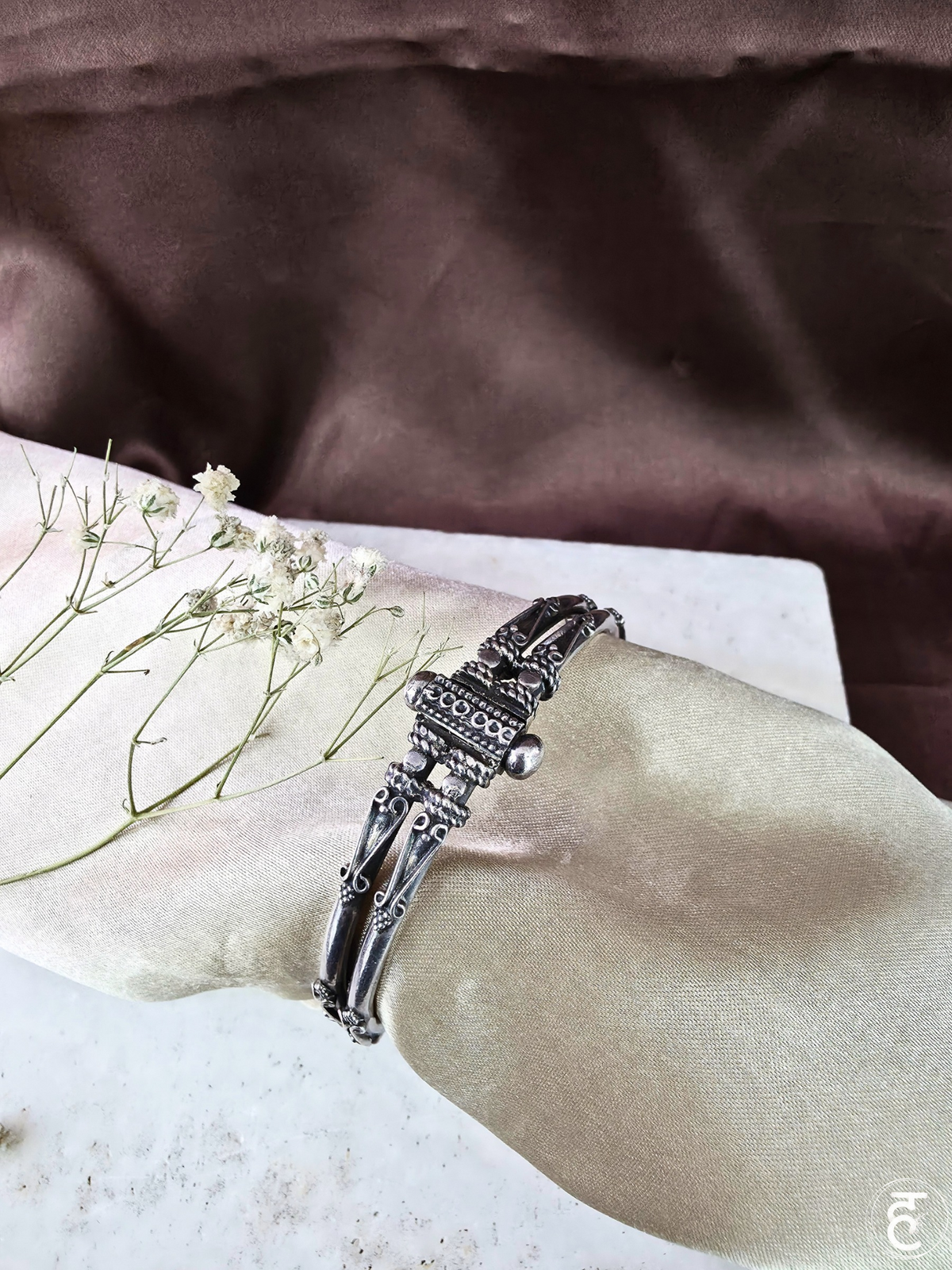 Handcrafted Oxidised Silver Bangles