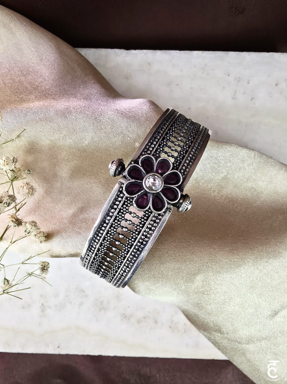 Handcrafted Oxidised Silver Bangles