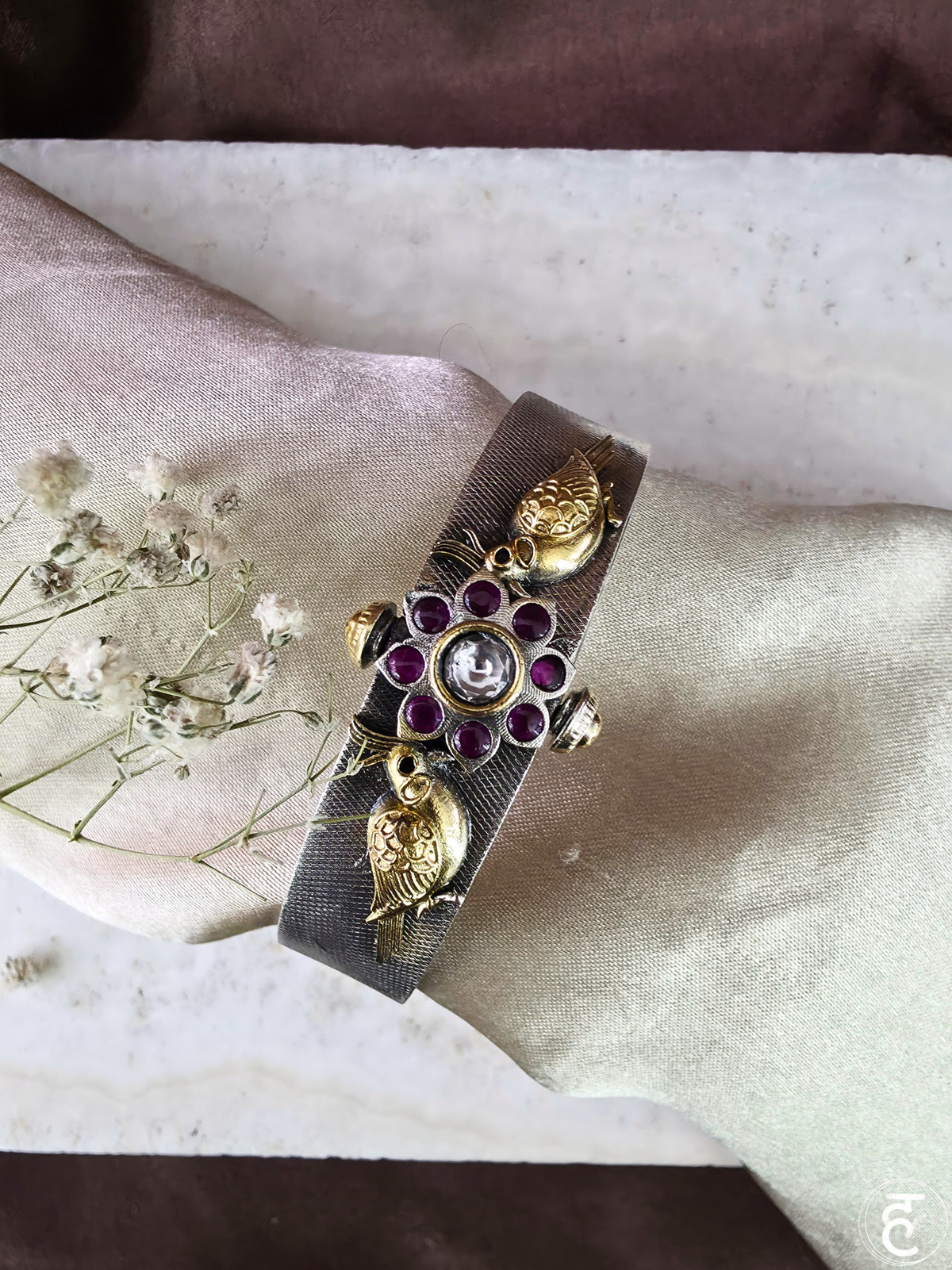 Handcrafted Oxidised Silver Bangles